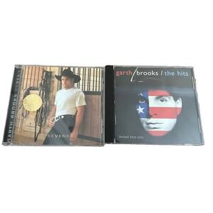 2 Garth brooks cds, The Hits: Garth‎ Brooks  and sevens